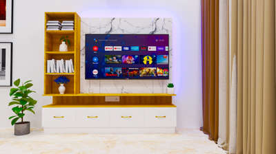 TV unit design Design for Bedroom 
With a great look 
For these type of Designs 
Call me 8766286926
 #LivingRoomTVCabinet  #bedroomtvunit