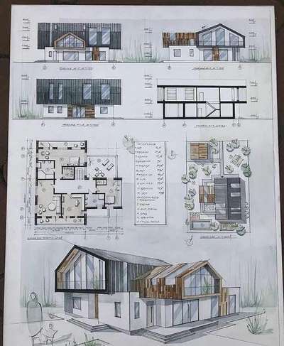 best floor planning with elevation design and 3D drawing #architecturedesigns #FloorPlans #Architectural&Interior  #Architect  #best_architect