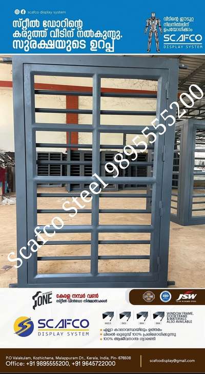 Scafco Steel Door Frame And Window Frames manufacturer 9895555200