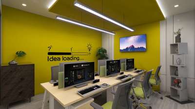 #officeinteriors  #workstation  #InteriorDesigner  #interiorpainting  #WALL_PAPER