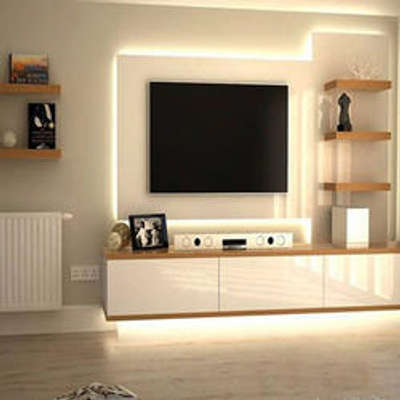 TV stand and cupboard