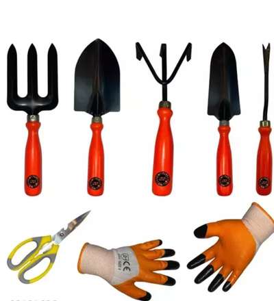 WONDER GROWERS Tools Set for Home Gardening with Heavy Gardening Scissor and One Pair Hand Gloves for Your Smooth Hand
Name: WONDER GROWERS Tools Set for Home Gardening with Heavy Gardening Scissor and One Pair Hand Gloves for Your Smooth Hand
Material: Metal
Type: Combo
Product Breadth: 10 Cm
Product Height: 6 Cm
Product Length: 29 Cm
Net Quantity (N): Pack Of 7

Country of Origin: India