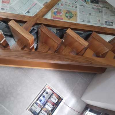 staircase wood grain