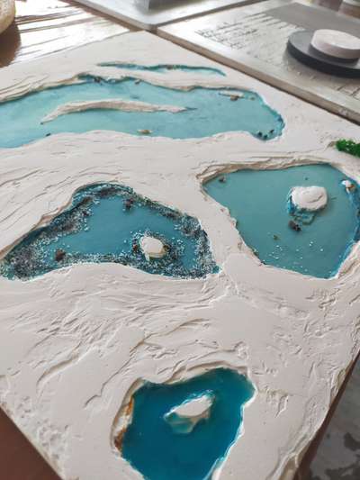 luxury resin wall decor and premium teapoi. at trivandrum 
 #resinart  #resinart  #resinartist