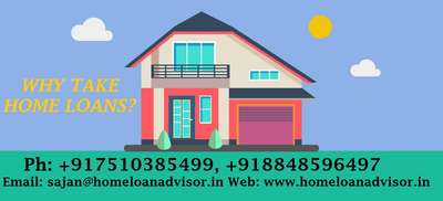 WHY TAKE HOME LOANS?

In India, real estate is the second largest employer after agriculture and is slated to grow at 30% over the next decade. The Indian real estate market is expected to touch US$ 180 billion 
•	Rented House to Own House: If you are residing in a rented house, then it is always advisable to take a home loan and shift to your owned house. Rent will compensate your EMI (Equated Monthly Installments) and this will also give you capital appreciation. Investment in the property by taking housing loan will not only give capital appreciation but also peace of mind, social respect and recognition.

•	High Property Price: As price of the property is very high and buyer may not be having all the amount, bank or NBFC are there to lend you money in the shape of housing loan for which they charge interest on the loan amount.

•	Income Tax Rebate on Home Loan Interest Payment: As per Income Tax Act 1961, If you are paying housing loan EMI, which consists interest and principal com