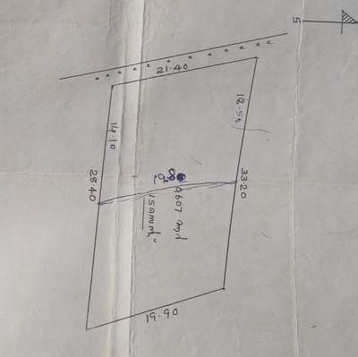 ee plot total 15 cent annu .  front side 8 cent vangan annu plan. frontage PWD road ninnum 4 meter vidanum , right side panchayath road ninnum 3 meter vidanum annu plan. so bakki varunna sthalath ground floor athra sq ft kittum ?