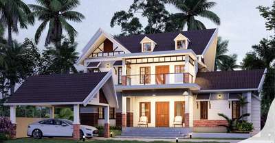 #New design

#Area : 2114 sq ft

#Location : Thodupuzha

#Client : Milsan & Merina

#Designed for : Aspire Build tech, Pala Kottayam