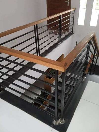 Low cost handrail design with GI pipe... 😍

#handrails