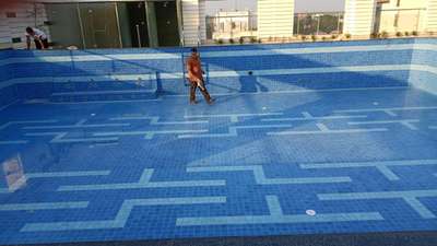 Swimming  Pool work Lemontree Hotel