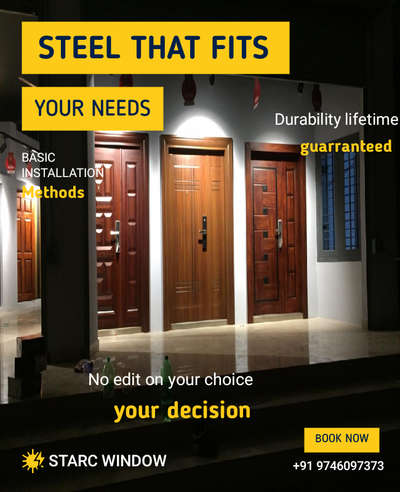 STARC
Steel windows n doors