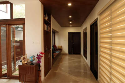 Gypsum plastering_Villa in Thrissur