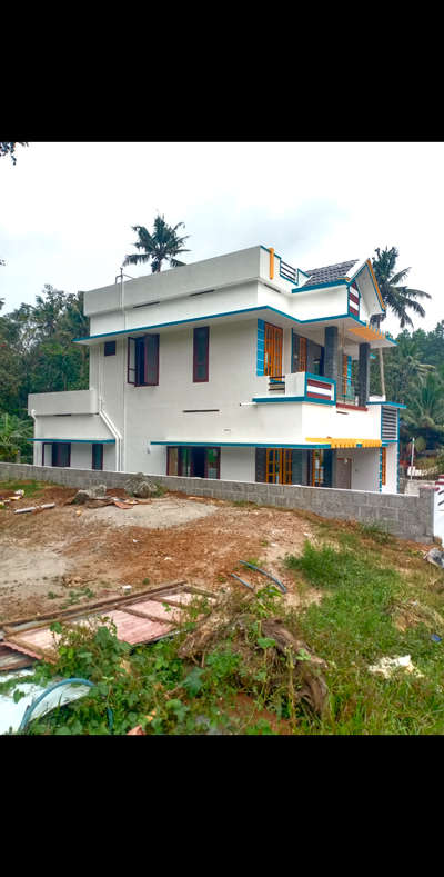completed another finishing work @kulathupuzha #lalbuildersanchal 1250sq. ft    #budjethome #fullwork done by lalbuilders