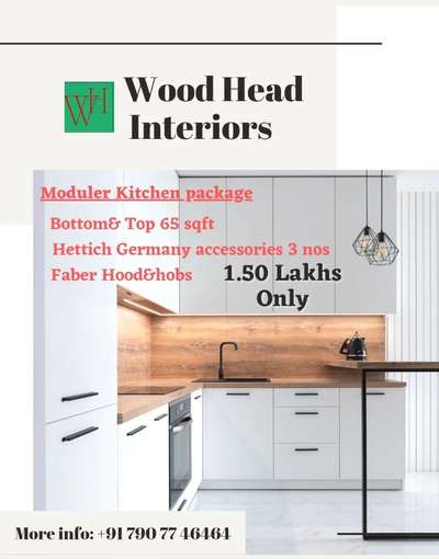Moduler kitchen pakage start @ 1.5 Lakhs #InteriorDesigner  #ModularKitchen #