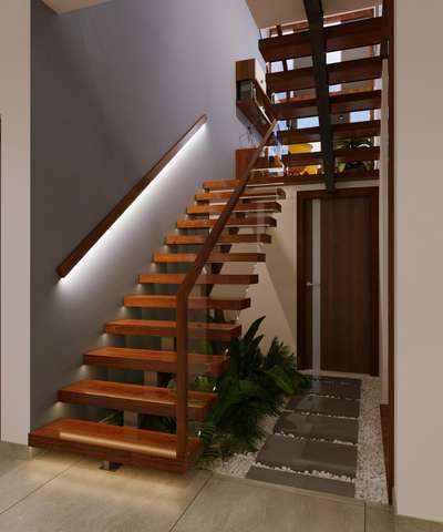 #GlassStaircase #woodstair #metalstaircase