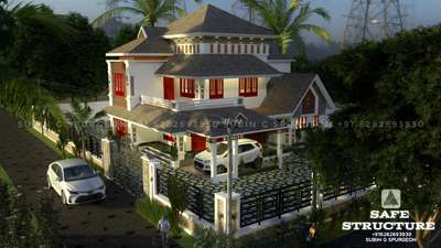 #keralatraditionalmural  #HouseDesigns  #3Delevation