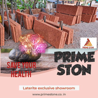 ആരോഗ്യം ഫ്ളോറിങ്ലൂടെയും കാത്തു സംരക്ഷിക്കാം 
PRIME STON❤️ laterite cladding tiles# laterite slabs# laterite paving stones...
💚100% Natural Laterite Stone Products Manufacturer and laying contractor 💚
Our Service Available Allover India

Available Sizes....
12/6,12/7,15/9,18/9,21/9,24/9 inches 20 mm thickness...
Customized sizes also available...

Contact - 7306 706 542, 9188 007 961
 

primelaterite@gmail.com 
www.primestone.co. in
https://youtu.be/CtoUAPbgX08
 #new_home  #LiveHealthy  #healthcarearchitecture  #newmodal  #Architect  #Architectural&nterior  #KeralaStyleHouse  #stylohomes  #MrHomeKerala  #keraladesigns  #keralaarchitectures  #TraditionalHouse