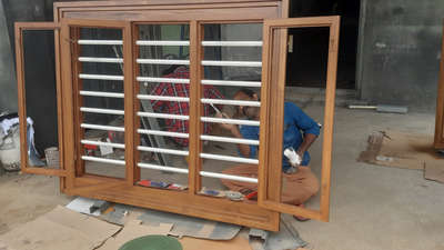 Bangalore site steel window polish work  #WallPutty  #woodpolish  #wallpaiting