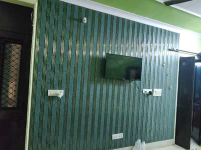 PVC panel charcoal  wall disin