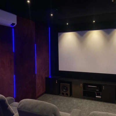 Home cinema 7.2.4 with Dolby Atmos @ Vattiyoorkavu-Trivandrum.
Notez Innovations, "We build your dream home theatre with passion"
Your dream is our fuel, we will give you supreme home 
cinema experience in your budget.
For more info, contact us 
+91 98959 44366
+91 90748 19343
