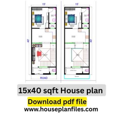 🏡 Perfect Home Design for a 15x40 Plot!
Looking for a smart and stylish house layout for a compact plot? This 15x40 sqft house plan is ideal for small families and urban living.

✨ Plan Highlights:
✅ 2 Spacious Bedrooms
✅ Modular Kitchen
✅ Separate Living & Dining
✅ 2 Bathrooms
✅ Staircase with Open Shaft for Ventilation

📥 Download PDF Now
👉 www.houseplanfiles.com

#15x40HousePlan #SmallHouseDesign #HousePlanFiles #BudgetHomeDesign #CompactLiving #ModernHouseLayout #DownloadHousePlan
