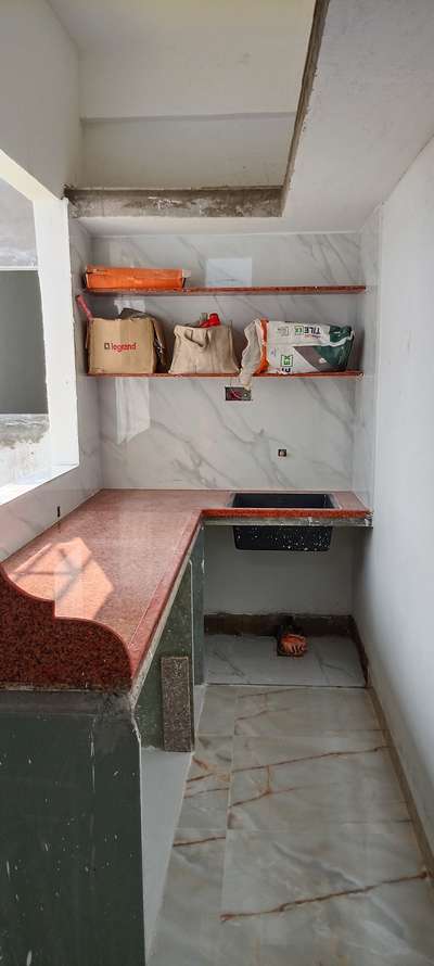 kichan work in indore at best price and fittings.  #Indore  #KitchenTiles  #FloralDecor  #floringtiles  #LShapeKitchen  #40LakhHouse