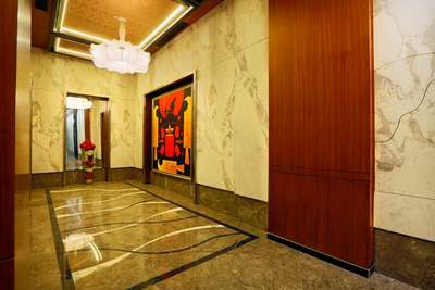 Luxury lobby of Office . #LUXURY_INTERIOR #lobby #officedesign #InteriorDesigner