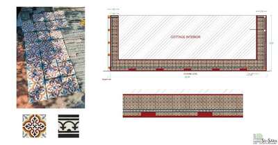 Conceptualization to making. Flooring revamp done for the Travancore Heritage Resort Chovvara 2 years ago. Custom  designed color combination by us for handmade cement Heritage style tiles. Every little effort counts for us. 
#Traditional #hospitalitydesign  #buildingcraft  #resort #handmadetiles #heritagearchitecture