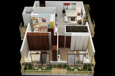 Bird Eye View 
3d model
2bhk ,3bhk
 #InteriorDesigner  #Architect  #moderndesign  #realestate 
  #KitchenIdeas  #modernelevation