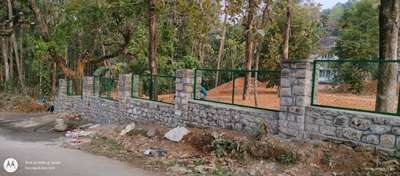 RR WORK &CHAIN LINK FENCING  #STONE WORK  #fencing  #chainlinkfencing  #modeling  #detailing