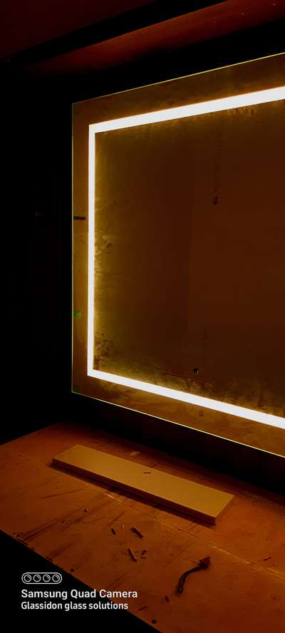 #Led mirror with automatic light function