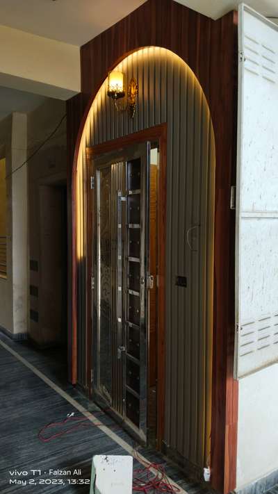 main doors final look 
best design in mica in Deco paint
