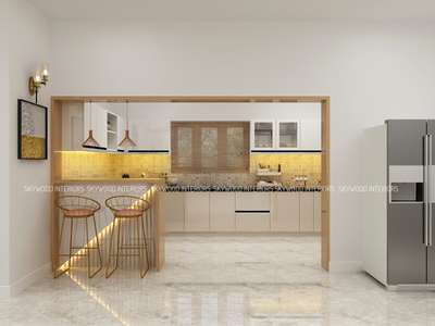 "Discover  stunning interiors design solution for ur home ".
SKYWOOD INTERIORS.
THIRUVALLA 
#Kitchen design #kitchen interiors #kerala home interiors