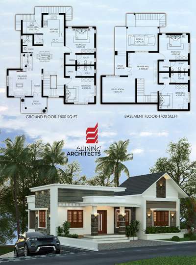 Client: Sherly | 2900sq.ft | 4BHK
.
Explore the beauty of minimalism with this 2900 sq. ft. contemporary 4BHK home featuring a sleek basement floor. Modern elegance redefined! 
.
.
 #MinimalisticDesign #ContemporaryLiving #4BHK #HousePlan #3DElevation #BasementDesign #DreamHome #LuxuryLiving #HomeDesign #ArchitecturalDesign #InteriorDesign #HomeInspiration #ModernHome #DesignGoals #StylishLiving#shiningarchitects