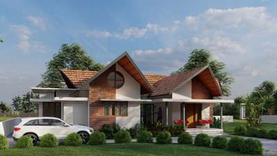 preposed 3D elevation, Kakkattil, Calicut 
 #ElevationDesign  #ElevationHome  #elevation_  #sloperoof