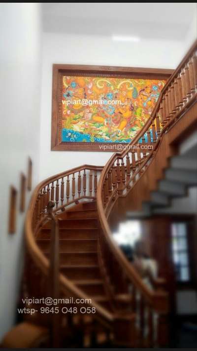 mural painting on staircase wall
9645048058