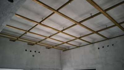 Gypsum ceiling steel installing progress @ Pathanamthitta, kodumon #####