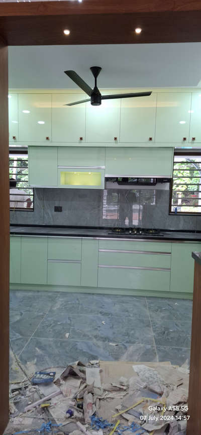 Kitchen Cupboard in WPC with PU Finish