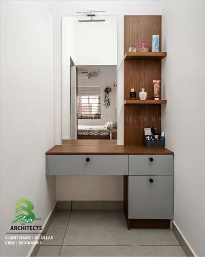 Soft tones and thoughtful detailing — Bedroom 3 of Bhodhi offers comfort wrapped in simplicity. ✨

✨ Project Name: Bhodhi
👥 Clients: Dr. Ullas & Dr. Nimmi
📍 Location: Palakkad
🏡 Built-up Area: 1800 sq. ft. | 3BHK