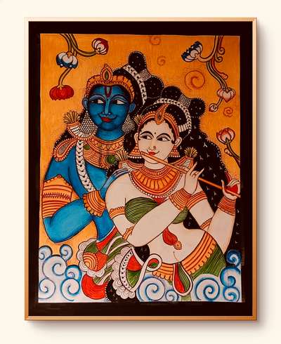 kerala mural  #muralpainting  #keralamuralpainting