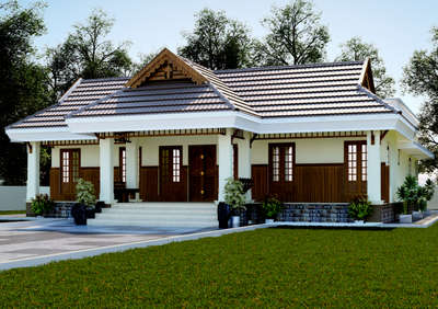 Kerala Traditional 3D Elevation
Fryxellent Architecture Studio