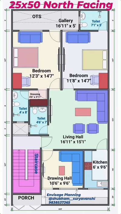 25x50 North Facing
 We provide
✔️ Floor Planning,
✔️ Vastu consultation
✔️ site visit, 
✔️ Steel Details,
✔️ 3D Elevation and further more!
#civil #civilengineering #engineering #plan #planning #houseplans #nature #house #elevation #blueprint #staircase #roomdecor #design #housedesign #skyscrapper #civilconstruction #houseproject #construction #dreamhouse #dreamhome #architecture #architecturephotography #architecturedesign #autocad #staadpro #staad #bathroom