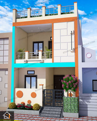 Contact us for Technically correct, Realistic, Implementable Plans, Interiors, Terrace space design etc... in reasonable price. #ElevationDesign  #ElevationHome  #exterior_Work #HouseDesigns #3dsmaxdesign #vrayrender #Photoshop