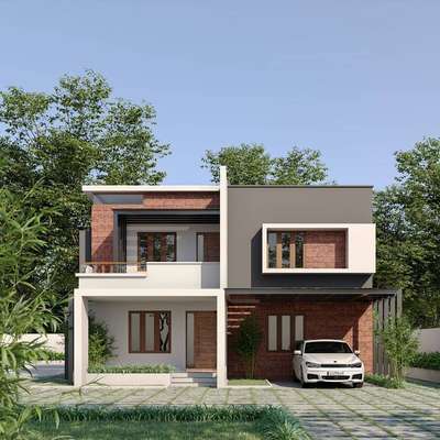 #KeralaStyleHouse #HouseDesigns #50LakhHouse #ContemporaryHouse #MixedRoofHouse #HomeAutomation #HouseDesigns #ElevationHome #like #FibreDoors #follow_me