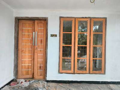 Mahagony Double Doors and Windows