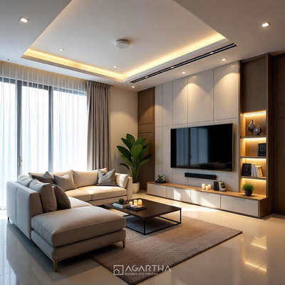 Elevating everyday living. This space is where comfort, elegance, and intention meet."
 #livingroom #modernarchitect #InteriorDesigner ##3d_visualizer