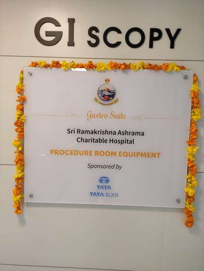 Sri Ramakrishna ashram charitable Hospital , Extension project commisioning of GASTROENTEROLOGY AMBULATORY  CENTRE