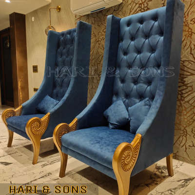 LUXURY HIGH BACK CHAIR
 
 HARI & SONS LUXURY FURNITURE AND INTERIOR DESIGNER

FOR MORE DETAILS CALL US 
96509809.06
79825522.58
#luxurychair #highbackchair