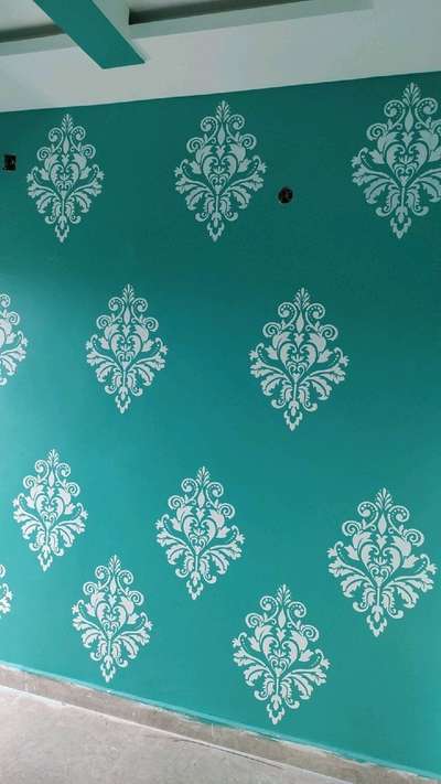 stencils wall paint design