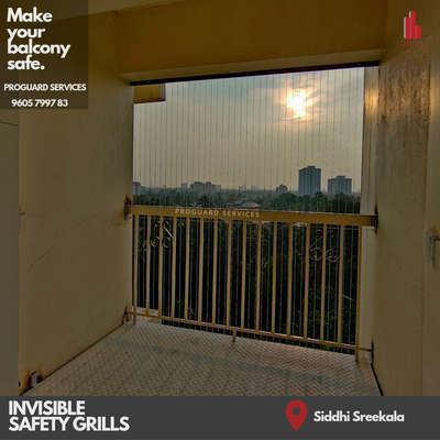 Invisible Grilles For Balconies 
 #invisiblegrills #BalconyGrills 
#BalconyGarden #BalconyDesigns