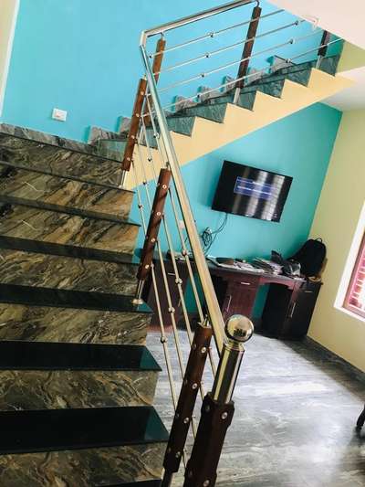 capstone interiors Inc., specializes in modern architectural metal stairs and railings. Emphasis is on excellent design and workmanship mobile number 9447904220